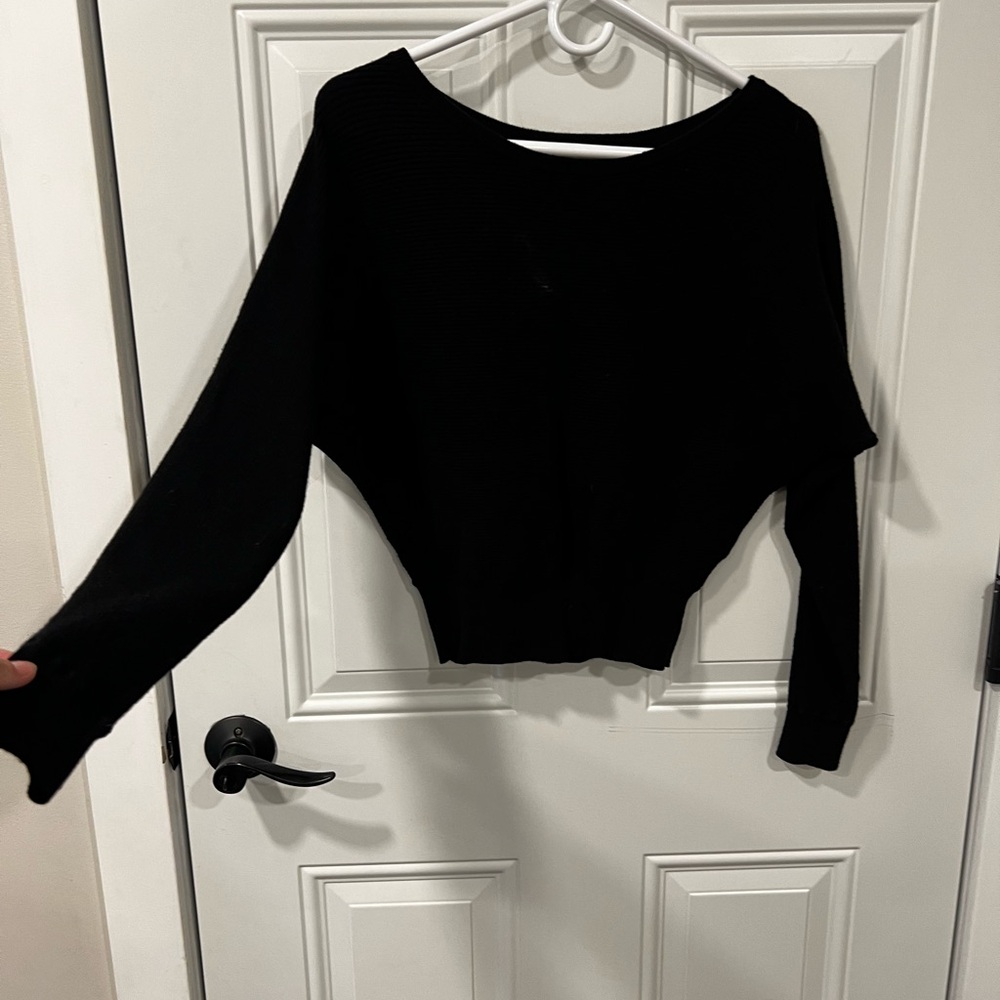 Black express sweater
